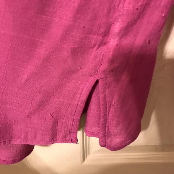 Fuchsia rayon tunic - Picture 6 of 6